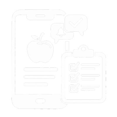 Acompanhamento pelo app